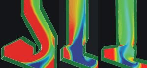 Vertikale Sauerstoffverteilungen in Abhängigkeit der Feuerraumgeometrien