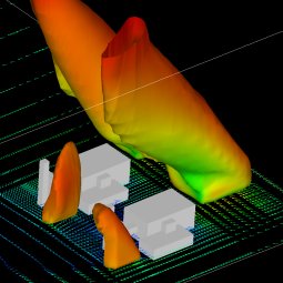 Emission of warm exhaust